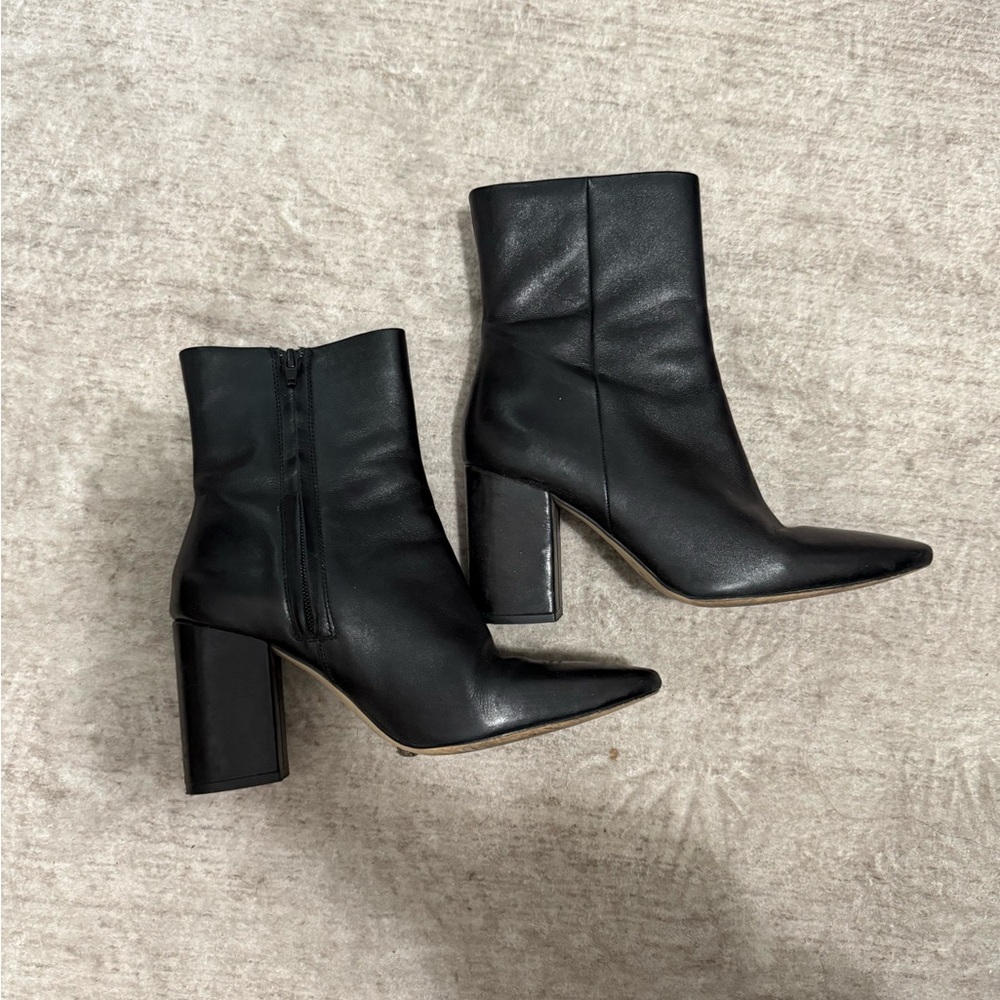 HM Leather ankle boots